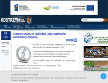 Tablet Screenshot of kostrzyn.pl